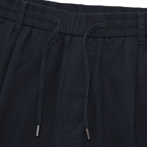 Льняные шорты Regular Navy