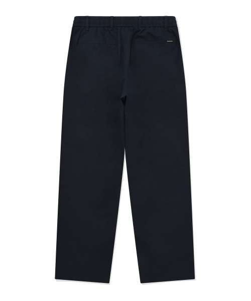 Свободные льняные брюки на резинке Navy