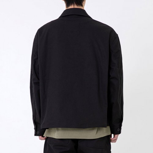 COTTON UTILITY JACKET Black