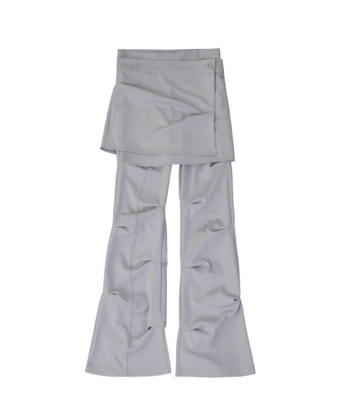 Buy Vahson Women Ruffle Pants Split High Waist Maxi Long Crepe Palazzo Overlay  Pant Skirt Online at desertcartSouth Africa
