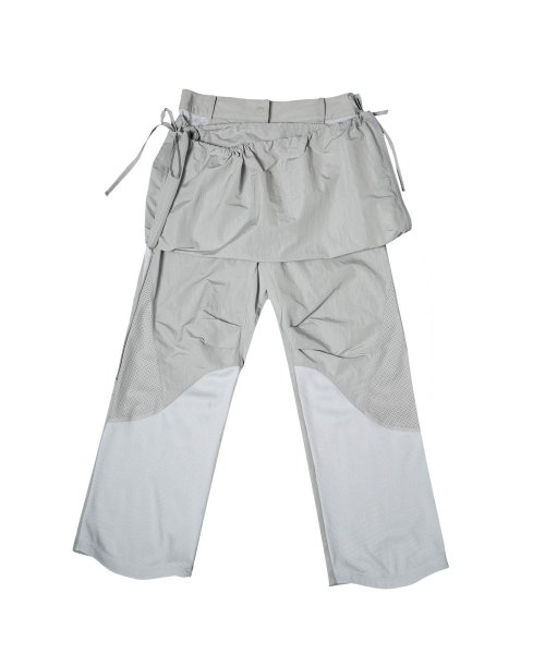 MUSINSA | OJOS Apron Nylon Pants / Gray