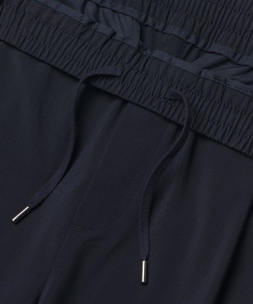 COOLTANDARD ONE TUCK широкий BANDING SLACKS тёмно-синий