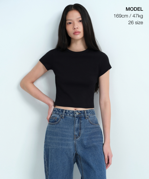 Женские джинсы wide с низкой посадкой [Medium Indigo]