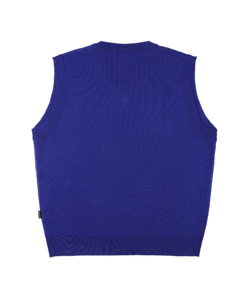 MUSINSA | NASTYKICK [NSTK] Kinsum Knit Vest (Blue)_K22QB634