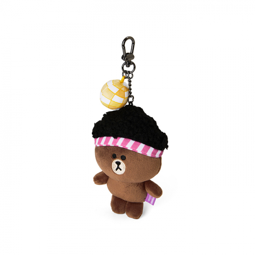 LINE FRIENDS ラインフレンズ l ミニオンズブラウン白樺人形