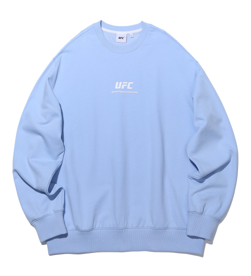 Свитшот UFC Logo Monogram Relaxed Fit Sky Blue U2SWU1306SB