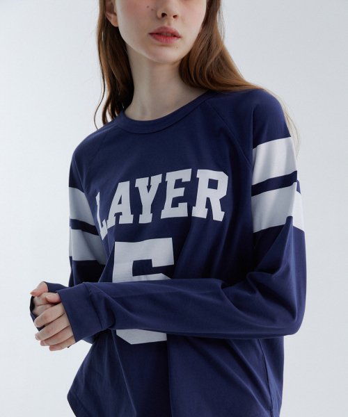 MUSINSA | RAVEROUS LAYER 5 T-Shirt Navy