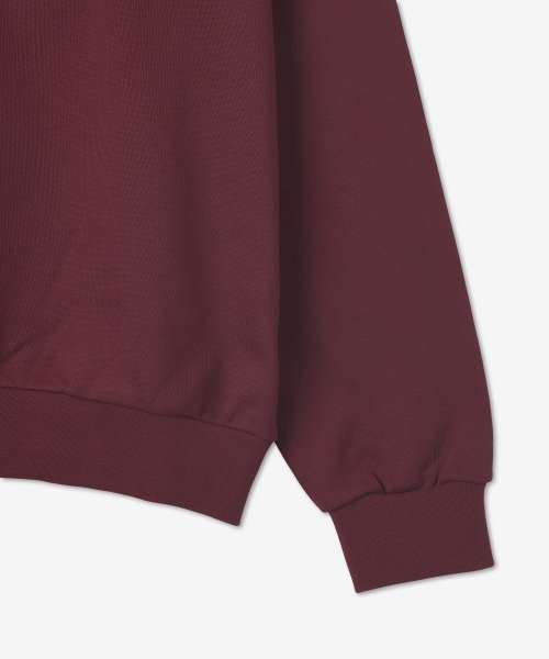 Свитшот с вышитым большим лого Bordeaux MRTWXJER027COT029T008