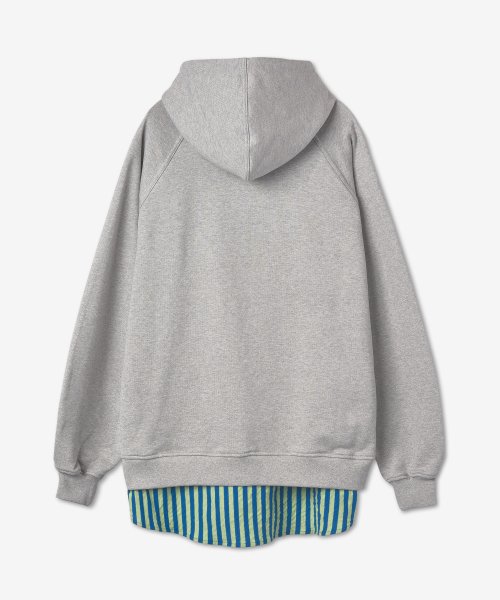 Худи-рубашка Grey Melange / MRTWXTOP003COT0297215