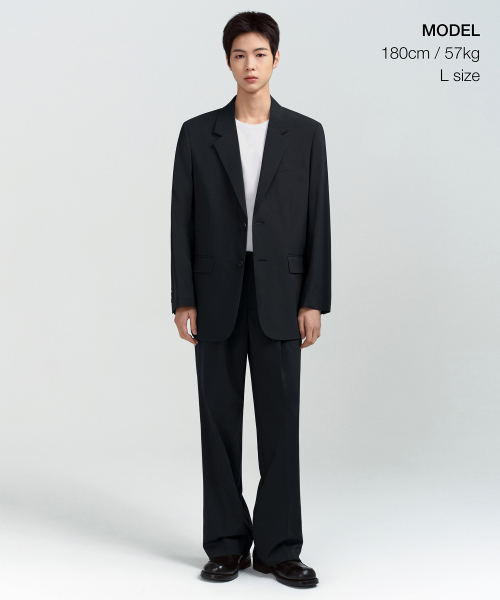 COOLTANDARD OVERSIZE BLAZER [BLACK]