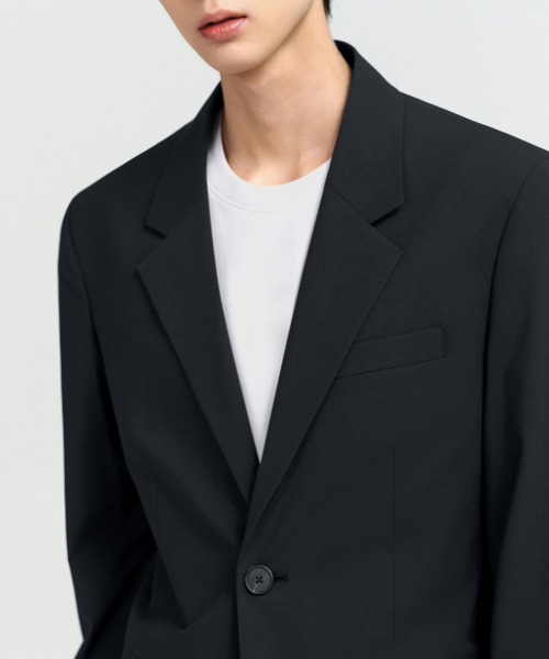 [Cooltandard] Oversized Blazer [Black] thumbnail 5