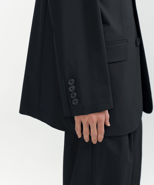[Cooltandard] Oversized Blazer [Black] thumbnail 7