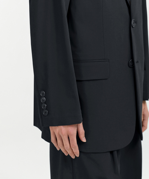 [Cooltandard] Oversized Blazer [Black] thumbnail 8
