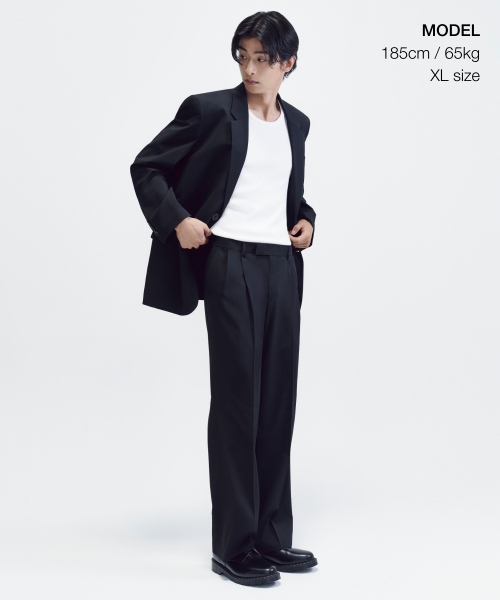 COOLTANDARD OVERSIZE BLAZER [BLACK]
