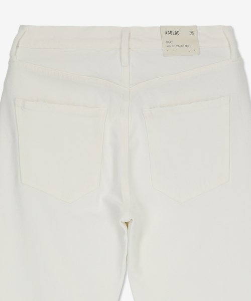 Укороченные джинсы Riley High Straight White / A056C1085WHIP