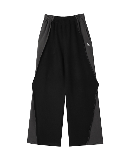 Optical Side Wide брюки BLACK