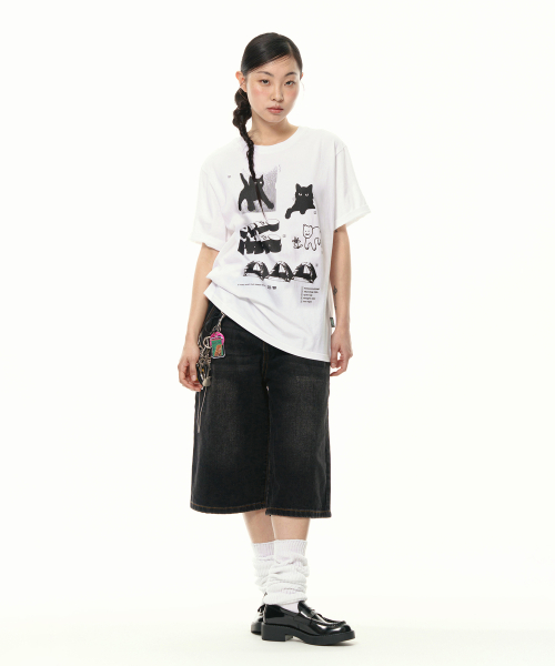 IBEUMYEON BARO HIPSTER T-SHIRTS [WHITE]