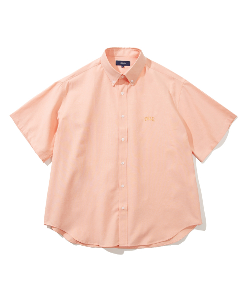 [ONEMILE WEAR] BIG OXFORD SMALL ARCH SS рубашка ORANGE