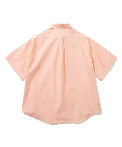 [ONEMILE WEAR] BIG OXFORD SMALL ARCH SS рубашка ORANGE