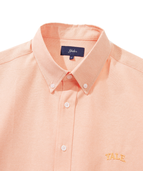 [ONEMILE WEAR] BIG OXFORD SMALL ARCH SS рубашка ORANGE