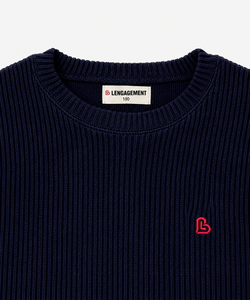 Повседневный вязаный жилет [Navy]