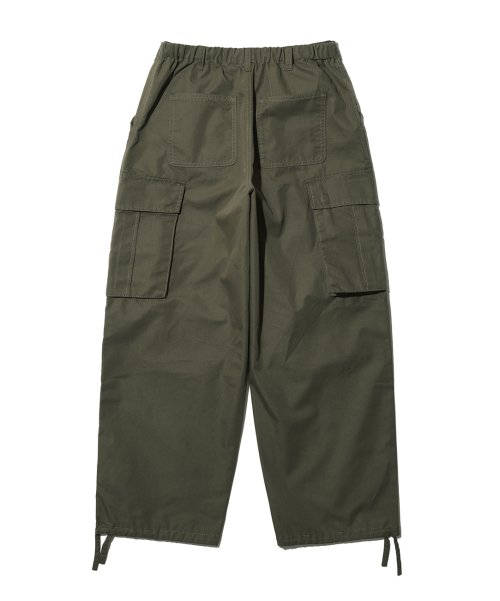 PLEATED cargo брюки / OLIVE