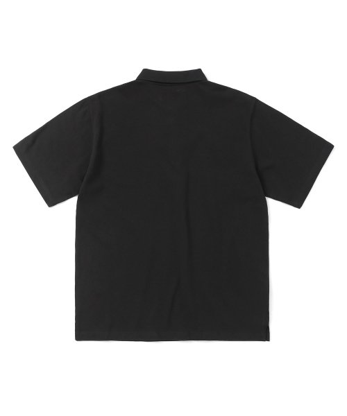 MUSINSA | thisisneverthat® T-Logo S/S Jersey Polo Black