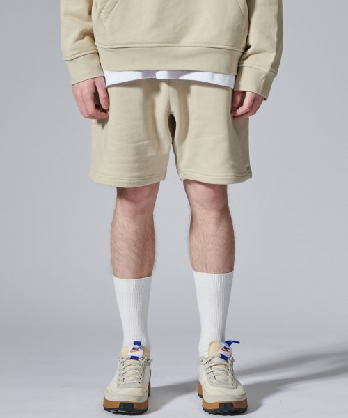 Тяжелые трикотажные шорты [Beige]