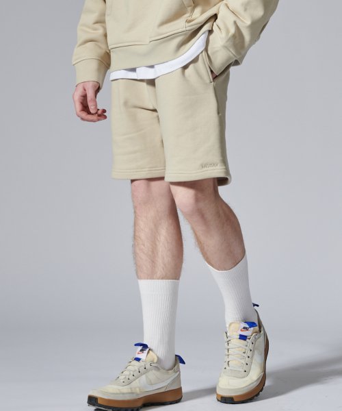 Тяжелые трикотажные шорты [Beige]