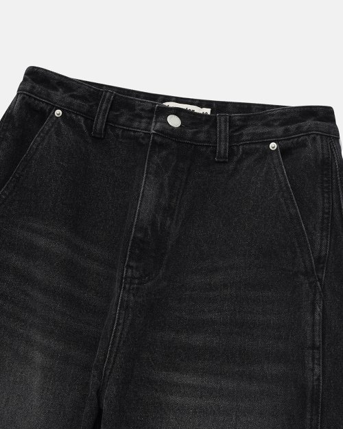 카락터(KARACTOR) Modular cut denim pants / Washed black - 사이즈