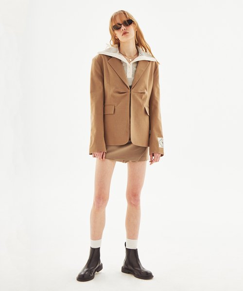 [LINE] Basic Tuck куртка (2colors)