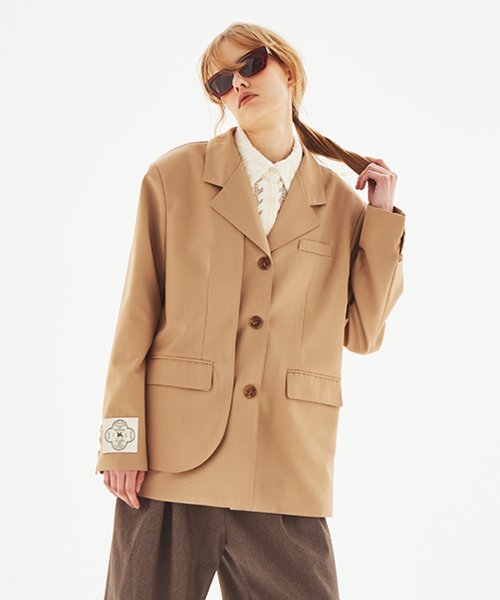 [LINE] Oversized Flap куртка (2colors)