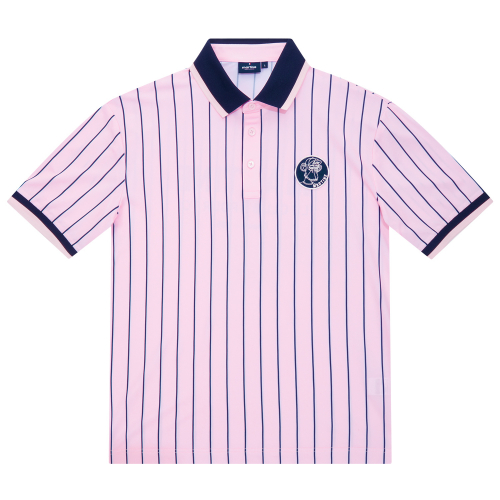 Stripe Polo Shirts_Pink (Men)