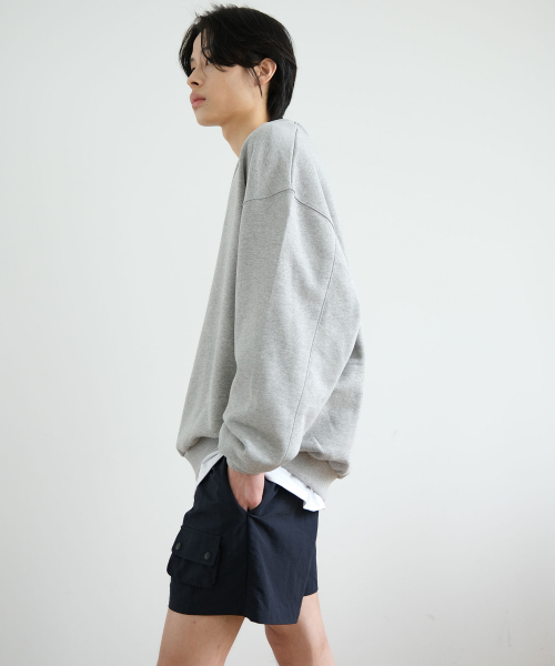 Свитшот с глубоким U-вырезом GREY