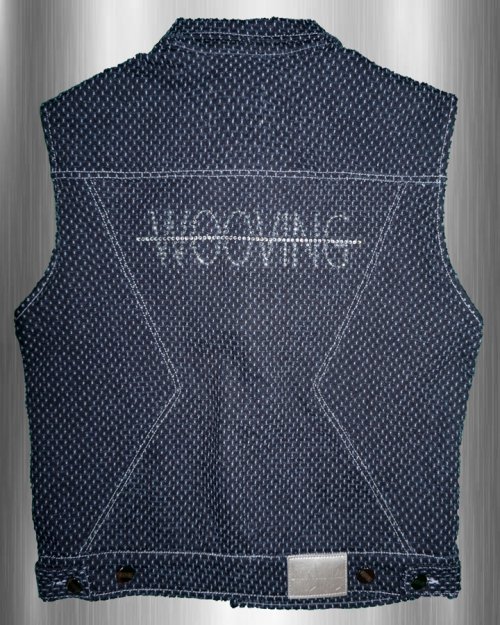 PUNCHING дenim жилет (NAVY)