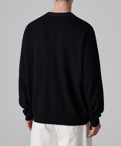 COOL TOUCH ESSENTIAL CARDIGAN[ BLACK]