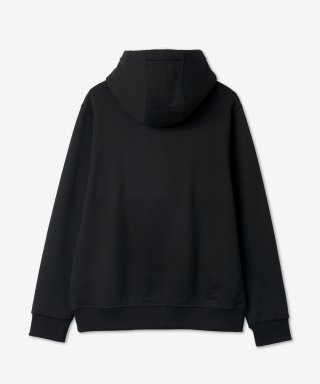 BURBERRY バーバリー ロゴプリントフード - ブラック 画像 1