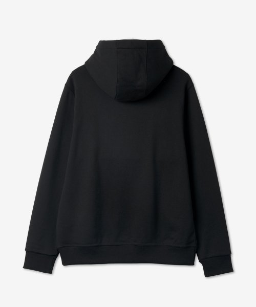 BURBERRY バーバリー ロゴプリントフード - ブラック 画像 1