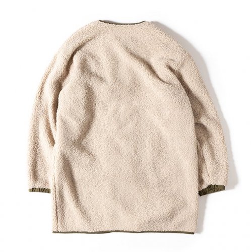 Женское двустороннее пальто боа / Olive