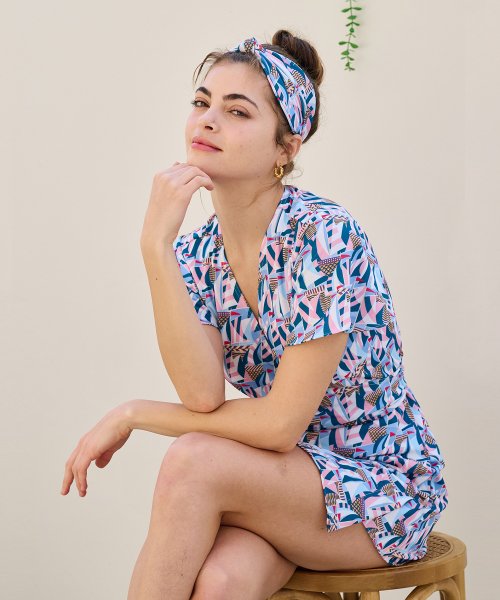 V& A Wrap dress Sailing Boats