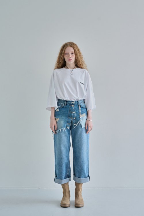 아우어솔티(OURSAALTY) Rare ultra-mini skirt / Blue - 사이즈 & 후기
