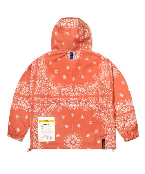 23 PAISLEY ANORAK ORANGE
