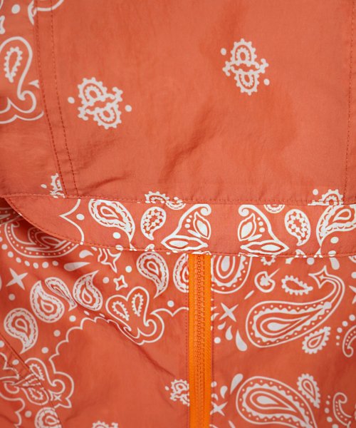 23 PAISLEY ANORAK ORANGE