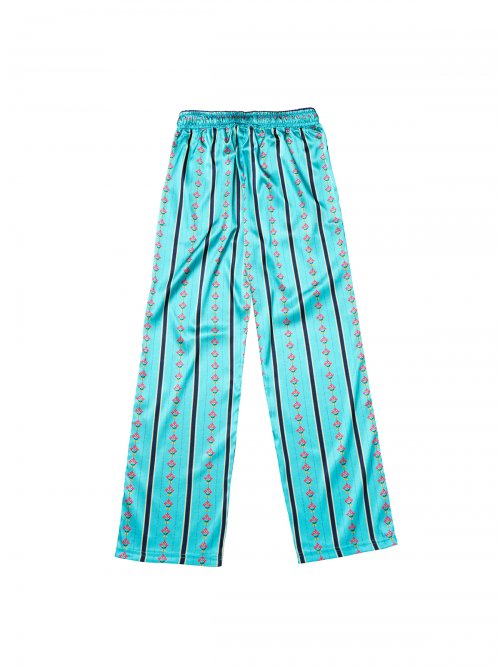 MUSINSA | ASIF CALIE FLOWER STRIPE PANTS MINT