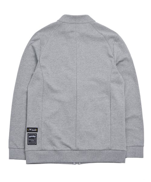 [UP3005] Свитшот на молнии UPST GOLF Basic Melange Grey