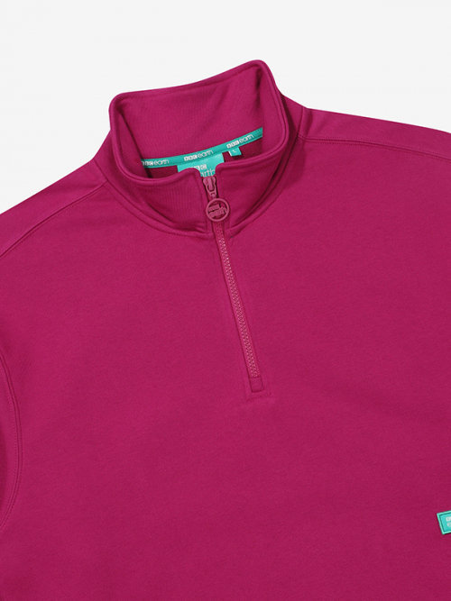 Свитшот на молнии half-zip Essential_Magenta