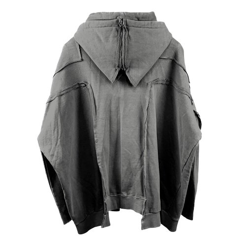 MUSINSA | SURGERY surgery remake over pigment hood jacket gray