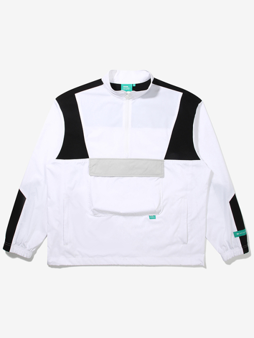 Анорак колор-блок White