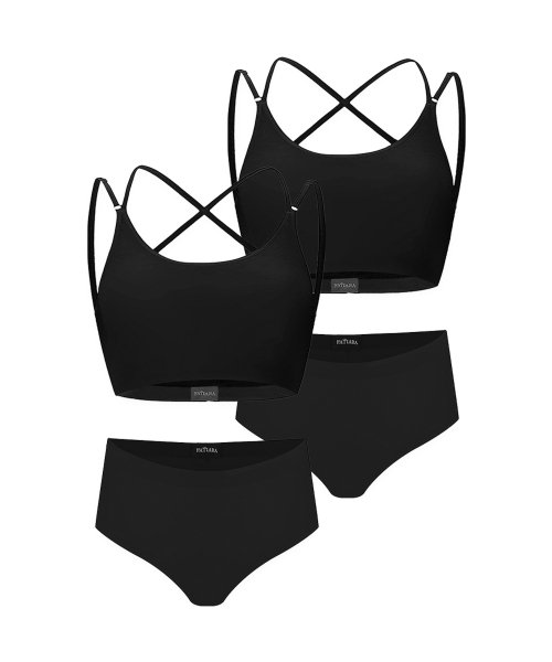 COVER UP BRALETTE PANTY 4PCS PACKAGE SET