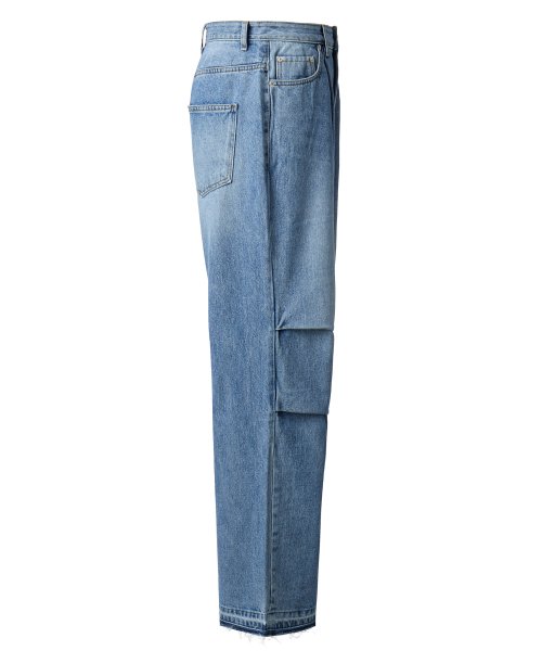 Джинсы парашюты washed Blue